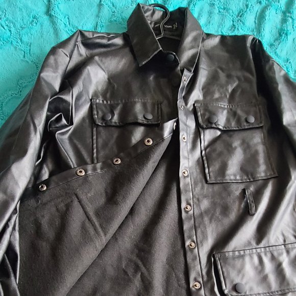 Black midi trench coat - Picture 2 of 13